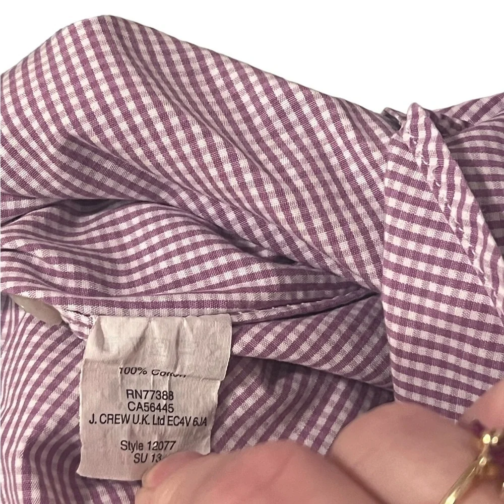 J. Crew Haberdashery 100% cotton button up long sleeved shirt